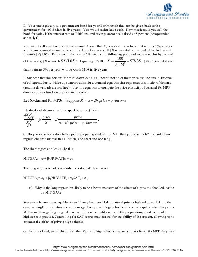 Engineering Economics homework help | assignment help